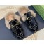 Gucci Wool Fur 2015 Re-Edition women's Princetown Slipper with Horsebit 397749 Jumbo GG Velvet Black 02 2023