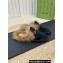 Gucci Wool Fur 2015 Re-Edition women's Princetown Slipper with Horsebit 397749 Velvet Black 2023