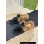 Gucci Wool Fur 2015 Re-Edition women's Princetown Slipper with Horsebit 397749 Velvet Black 2023
