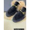 Gucci Wool Fur 2015 Re-Edition women's Princetown Slipper with Horsebit 397749 Velvet Black 2023
