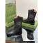 Gucci Heel 4cm Leather Boots with Double G and studs 750508 Black 2023
