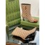 Gucci Heel 6.5cm Ankle Boots GG Canvas Beige 2023