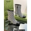Gucci Heel 6.5cm Ankle Boots GG Canvas Black 2023