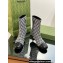 Gucci Heel 6.5cm Ankle Boots GG Canvas Black 2023
