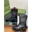 Gucci Heel 4cm Leather Boots with Double G and studs 750508 Black 2023