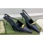 Gucci Heel 5.5cm Leather Pumps with Tiger head 764198 crocodile print Black 2023