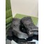 Gucci Heel 4cm Leather Boots with Double G and studs 750508 Black 2023