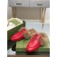 Gucci Wool Fur 2015 Re-Edition women's Princetown Slipper with Horsebit 397749 Leather Red 2023