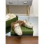 Gucci Wool Fur 2015 Re-Edition women's Princetown Slipper with Horsebit 397749 Leather Gold Bee and Star White 2023