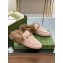 Gucci Wool Fur 2015 Re-Edition women's Princetown Slipper with Horsebit 397749 Jumbo GG Canvas Light Pink 2023