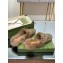 Gucci Wool Fur 2015 Re-Edition women's Princetown Slipper with Horsebit 397749 Jumbo GG Canvas Camel 2023
