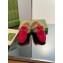 Gucci Wool Fur 2015 Re-Edition women's Princetown Slipper with Horsebit 397749 Suede Red 2023