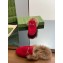 Gucci Wool Fur 2015 Re-Edition women's Princetown Slipper with Horsebit 397749 Suede Red 2023