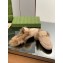 Gucci Wool Fur 2015 Re-Edition women's Princetown Slipper with Horsebit 397749 Suede Beige 2023