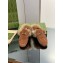 Gucci Wool Fur 2015 Re-Edition women's Princetown Slipper with Horsebit 397749 Suede Brown 2023