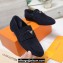 Louis Vuitton Suede calf leather LV Capri Loafers Dark Blue 2023