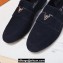 Louis Vuitton Suede calf leather LV Capri Loafers Dark Blue 2023