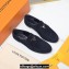 Louis Vuitton Suede calf leather LV Capri Loafers Dark Blue 2023
