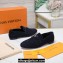 Louis Vuitton Suede calf leather LV Capri Loafers Dark Blue 2023