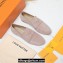 Louis Vuitton Suede calf leather LV Capri Loafers Beige 2023