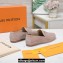 Louis Vuitton Suede calf leather LV Capri Loafers Beige 2023