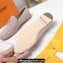 Louis Vuitton Suede calf leather LV Capri Loafers Beige 2023