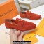 Louis Vuitton Suede calf leather LV Capri Loafers Caramel 2023