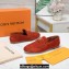 Louis Vuitton Suede calf leather LV Capri Loafers Caramel 2023