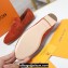 Louis Vuitton Suede calf leather LV Capri Loafers Caramel 2023