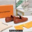 Louis Vuitton Grained calf leather LV Capri Loafers Caramel 2023