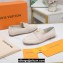 Louis Vuitton Suede calf leather LV Capri Loafers White 2023