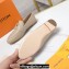 Louis Vuitton Grained calf leather LV Capri Loafers Beige 2023