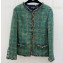 Chanel Wool & Silk Tweed Jacket P75152 Green 2023