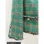Chanel Wool & Silk Tweed Jacket P75152 Green 2023