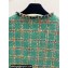 Chanel Wool & Silk Tweed Jacket P75152 Green 2023