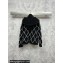 Chanel Coco Neige Cashmere & Silk Blouson P74369 Black/White 2023