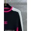 Chanel Wool Knit Top Black/White/Fuchsia 2023