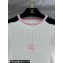 Chanel Wool Knit Top White/Black/Pink 2023