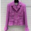 Chanel Wool & Silk Tweed Jacket Pulm 2023