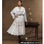 Dior Flared Mid-Length Skirt in Ecru Technical Cotton Lace with Allover Butterfly Motif 2023