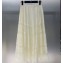 Dior Flared Mid-Length Skirt in Ecru Technical Cotton Lace with Allover Butterfly Motif 2023