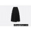 Dior Flared Mid-Length Skirt in Black Technical Cotton Lace with D-Lace Butterfly Motif 2023