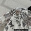 Dior Flared Mid-Length Shirt in White and Pastel Pink Cotton Voile with Toile de Jouy Mexico Motif 2023