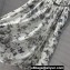 Dior Flared Mid-Length Dress in White and Pastel Pink Cotton Voile with Toile de Jouy Mexico Motif 2023