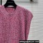 Louis Vuitton Felted Wool Knit Mini Dress 1AC3VE Rouge 2023