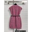 Louis Vuitton Felted Wool Knit Mini Dress 1AC3VE Rouge 2023