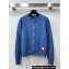 Louis Vuitton Denim-Effect Knit Cardigan and Pants Suit 2023