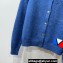 Louis Vuitton Denim-Effect Knit Cardigan and Pants Suit 2023