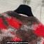 Dior Sweater in Red Multicolor Technical Cashmere, Mohair and Wool Knit with Dior Roses Motif 2023