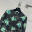 Dior Sweater in Green Multicolor Technical Cashmere, Mohair and Wool Knit with Dior Roses Motif 2023